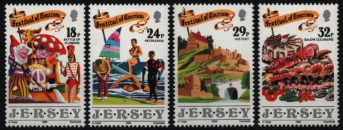 Jersey 1990 - Mi-Nr. 516-519 ** - MNH - Tourismus