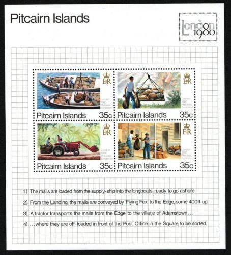 Pitcairn 1980 - Mi-Nr. Block 6 ** - MNH - LONDON 1980