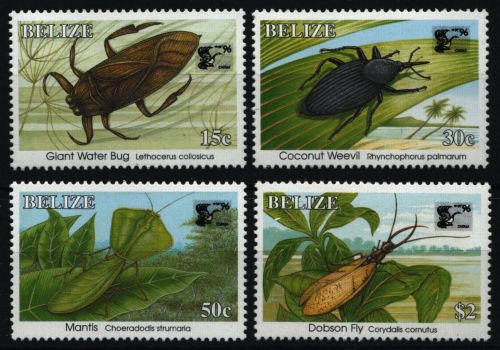Belize 1996 - Mi-Nr. 1162-1165 ** - MNH - Insekten / Insects