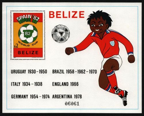 Belize 1981 - Mi-Nr. Block 45 ** - MNH - Fußball / Soccer