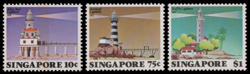 Singapur 1982 - Mi-Nr. 403-405 ** - MNH - Leuchttürme / Lighthouses