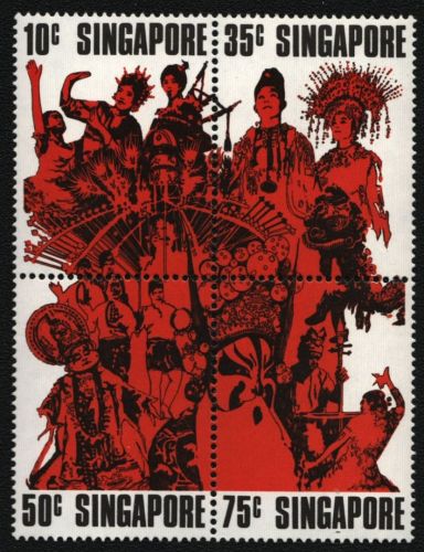 Singapur 1973 - Mi-Nr. 182-185 ** - MNH - Nationalfeiertag