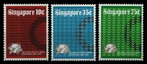 Singapur 1974 - Mi-Nr. 215-217 ** - MNH - UPU