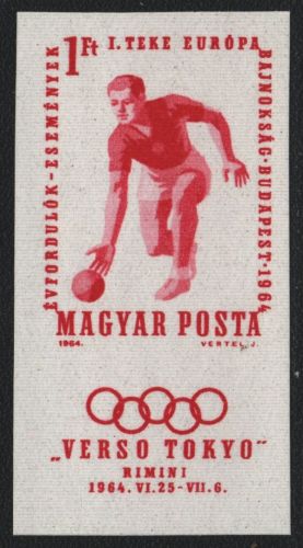 Ungarn 1964 - Mi-Nr. 2041 B ** - MNH - Kegel EM (I)