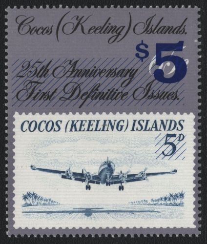 Kokos-Inseln 1990 - Mi-Nr. 236 ** - MNH - Flugzeuge / Airplanes (I)