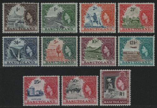 Basutoland 1961 - Mi-Nr. 72-82 ** - MNH - Queen Elizabeth II (I)