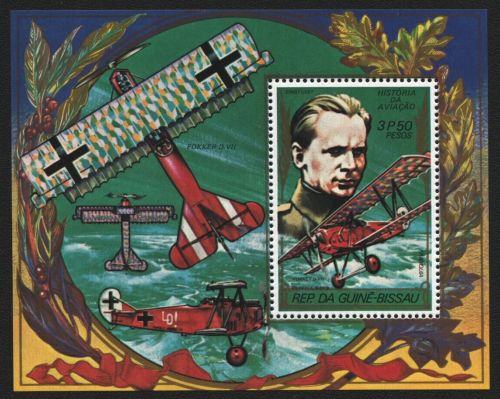 Guinea-Bissau 1979 - Mi-Nr. Block 153 A ** - MNH - Luftfahrt / Aviation
