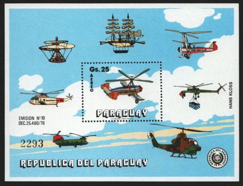 Paraguay 1979 - Mi-Nr. Block 344 ** - MNH - Luftfahrt / Aviation