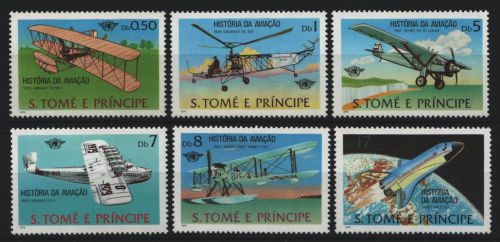 São Tomé & Príncipe 1979 - Mi-Nr. 592-597 ** - MNH - Luftfahrt / Aviation
