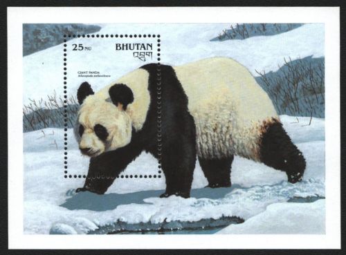 Bhutan 1990 - Mi-Nr. Block 278 ** - MNH - Panda