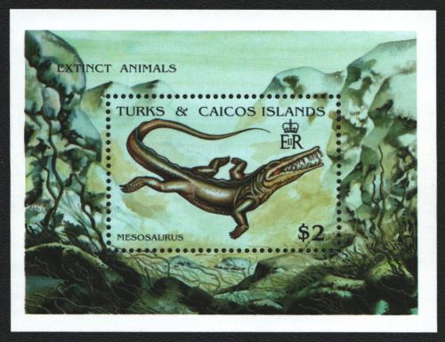 Turks- & Caicos 1991 - Mi-Nr. Block 102 ** - MNH - Prähistorische Tiere