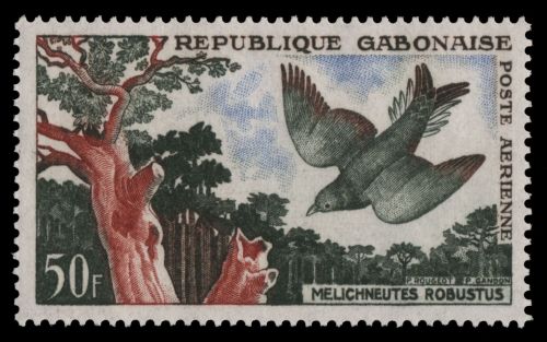 Gabun 1961 - Mi-Nr. 166 ** - MNH - Vögel / Birds