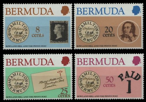 Bermuda 1980 - Mi-Nr. 378-381 ** - MNH - Marke auf Marke