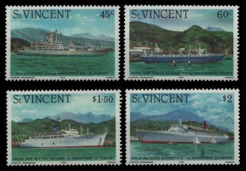 St. Vincent 1982 - Mi-Nr. 643-646 ** - MNH - Schiffe / Ships