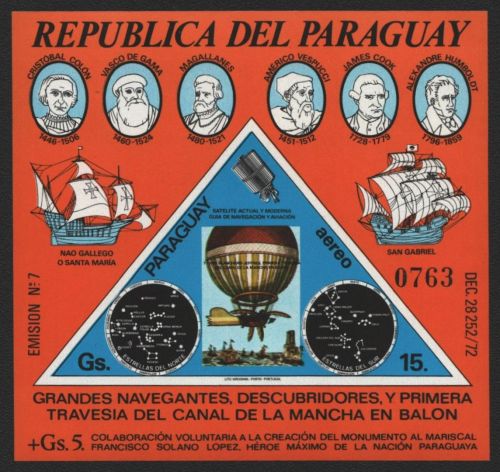 Paraguay 1974 - Mi-Nr. Block 227 ** - MNH - Schiffe - Luftfahrt