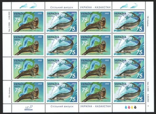 Ukraine 2002 - Mi-Nr. 530-531 ** - MNH - KLB - Wildtiere / Wild animals