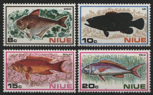Niue 1973 - Mi-Nr. 133-136 ** - MNH - Fische / Fish