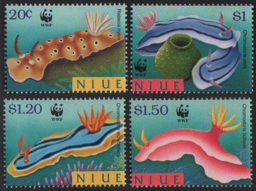 Niue 1999 - Mi-Nr. 922-925 ** - MNH - Meerestiere / Marine life