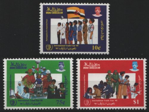 Brunei 1985 - Mi-Nr. 314-316 ** - MNH - Jahr der Jugend