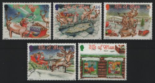 Isle of Man 1998 - Mi-Nr. 786-790 ** - MNH - Weihnachten / X-mas