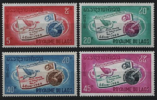 Laos 1966 - Mi-Nr. 193-196 ** - MNH - Internationale Briefwoche