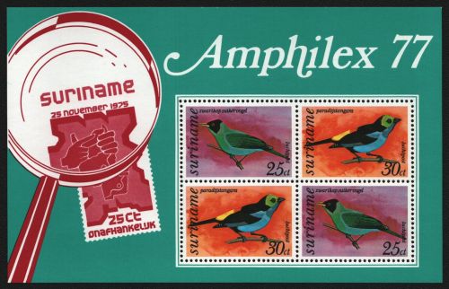 Surinam 1977 - Mi-Nr. Block 19 ** - MNH - Vögel / Birds
