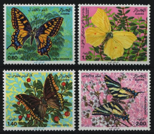 Algerien 1981 - Mi-Nr. 779-782 ** - MNH - Schmetterlinge / Butterflies