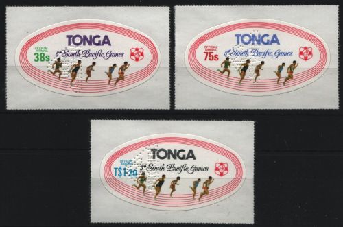 Tonga 1975 - Dienst - Mi-Nr. 135-137 ** - MNH - Südpazifische Sportspiele