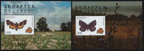 Belarus 1996 - Mi-Nr. Block 7-8 ** - MNH - Schmetterlinge / Butterflies