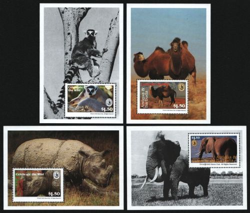 Antigua 1994 - Mi-Nr. Block 284-287 ** - MNH - Wildtiere / Wild animals
