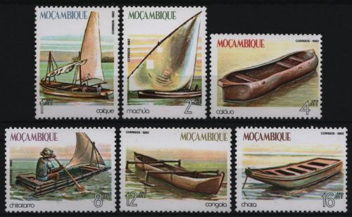 Mosambik 1982 - Mi-Nr. 907-912 ** - MNH - Boote / Boats