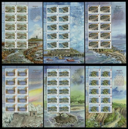Guernsey 2018 - Mi-Nr. 1678-1683 ** - MNH - KLB - Brücken / Bridges - EUROPA