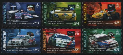 Guernsey 2006 - Mi-Nr. 1089-1094 ** - MNH - Autos / Cars