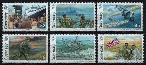 Guernsey 2007 - Mi-Nr. 1124-1129 ** - MNH - Falklandkrieg
