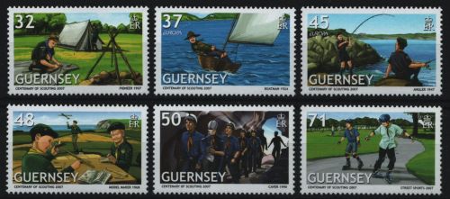 Guernsey 2007 - Mi-Nr. 1130-1135 ** - MNH - Pfadfinder / Scouts