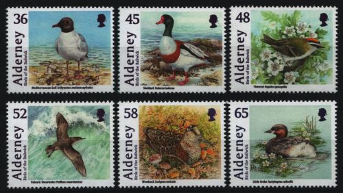 Alderney 2011 - Mi-Nr. 409-414 ** - MNH - Vögel / Birds