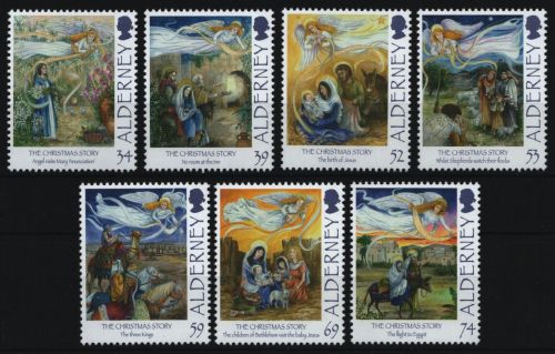 Alderney 2012 - Mi-Nr. 452-458 ** - MNH - Weihnachten / X-mas