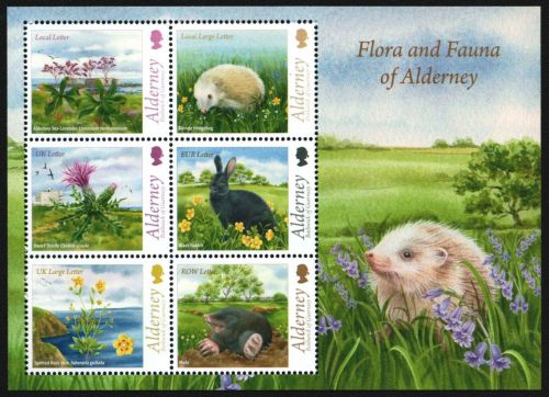 Alderney 2015 - Mi-Nr. Block 38 ** - MNH - Fauna & Flora