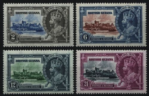 Guyana 1935 - Mi-Nr. 169-172 * - MH - Thronjubiläum Georg V
