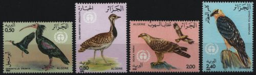 Algerien 1982 - Mi-Nr. 812-815 ** - MNH - Vögel / Birds