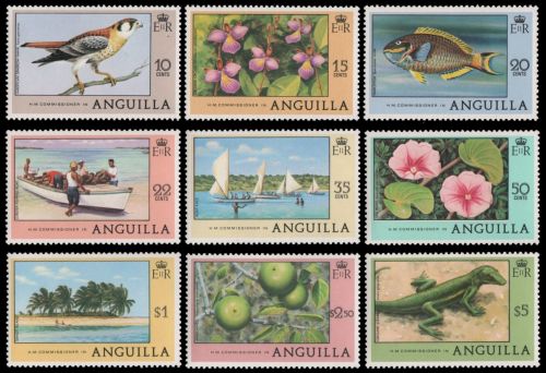 Anguilla 1978 - Mi-Nr. 300-308 ** - MNH - Fauna & Flora