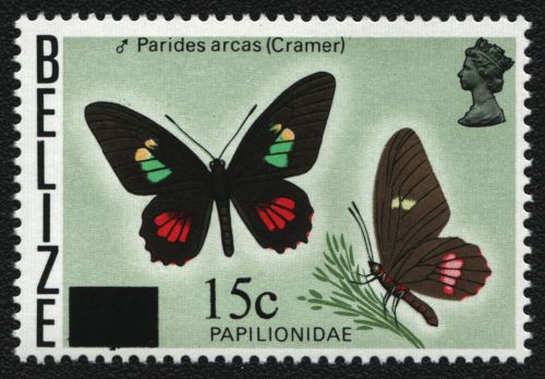 Belize 1979 - Mi-Nr. 408 I ** - MNH - Schmetterlinge / Butterflies