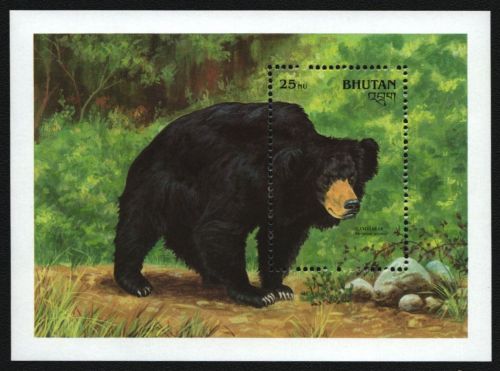 Bhutan 1990 - Mi-Nr. Block 273 ** - MNH - Wildtiere / Wild animals