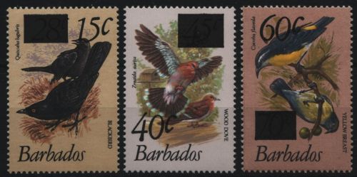 Barbados 1981 - Mi-Nr. 536-538 ** - MNH - Vögel / Birds