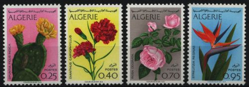 Algerien 1969 - Mi-Nr. 517-520 ** - MNH - Blumen / Flowers