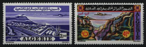 Algerien 1972 - Mi-Nr. 581-582 ** - MNH - Flugzeuge / Airplanes