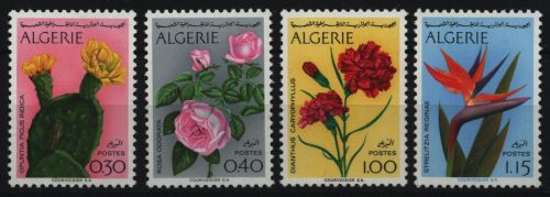 Algerien 1973 - Mi-Nr. 606-609 ** - MNH - Blumen / Flowers