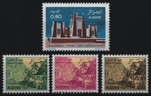 Algerien 1977 - Mi-Nr. 694 & 695-697 ** - MNH - 2 Ausgaben