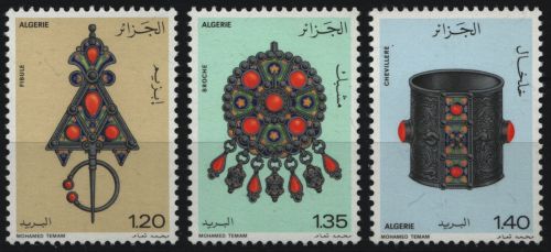 Algerien 1978 - Mi-Nr. 731-733 ** - MNH - Schmuck