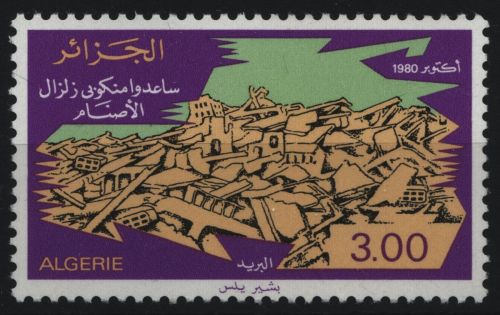 Algerien 1980 - Mi-Nr. 762 ** - MNH - Erdbeben in El Asnam